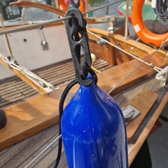 Fender Mate™ Slider - removable fender height adjuster for sailboats (Black)