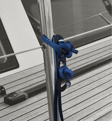 Fender Mate Slider® - removable fender height adjuster for sailboats (Black)
