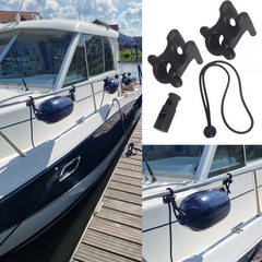 The Fender Mate™ Bundle - attach, remove, adjust and hang your fenders. (black)